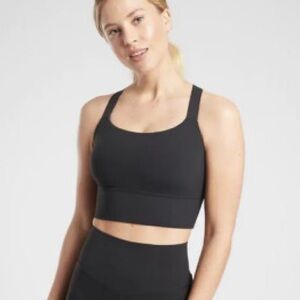 Athleta warrior long line bra A-C cup